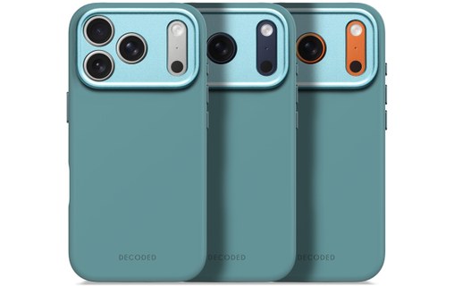 Coque MagSafe pour iPhone 17 Pro - Decoded Silicone - Bleue