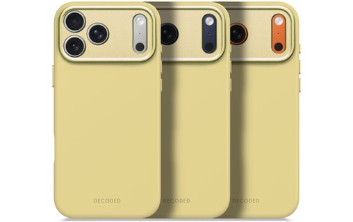 Coque MagSafe pour iPhone 17 Pro Max - Decoded Silicone - Jaune