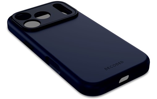 Coque MagSafe pour iPhone 17 Pro - Decoded Silicone - Bleue marine
