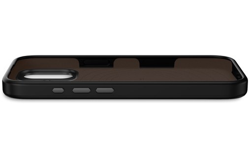 Coque MagSafe pour iPhone 17 - Decoded Silicone - Noire