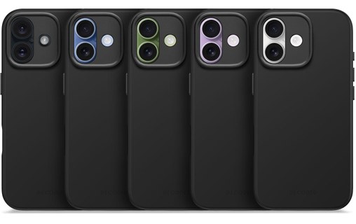 Coque MagSafe pour iPhone 17 - Decoded Silicone - Noire