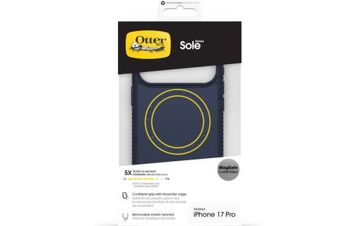 Coque MagSafe pour iPhone 17 Pro - OtterBox Sole Series - Bleue