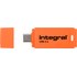 Clé USB-C Integral Neon-C 64 Go - Orange - USB 3.2