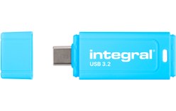Clé USB-C Integral Neon-C 64 Go - Bleu - USB 3.2