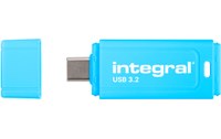 Clé USB-C Integral Neon-C 64 Go - Bleu - USB 3.2