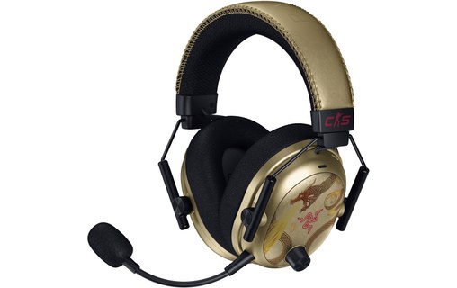Casque gaming sans fil Razer BlackShark V3 Pro Counter-Strike 2 Edition, Noir