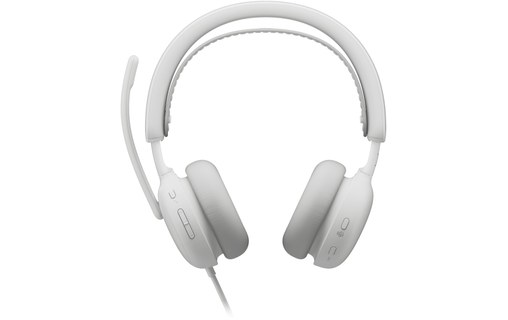 Micro-casque Logitech Zone Wired 2 for Business - Version Teams Stéréo, Blanc