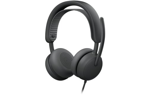 Micro-casque Logitech Zone Wired 2 for Business - Version Teams Stéréo, Graphite