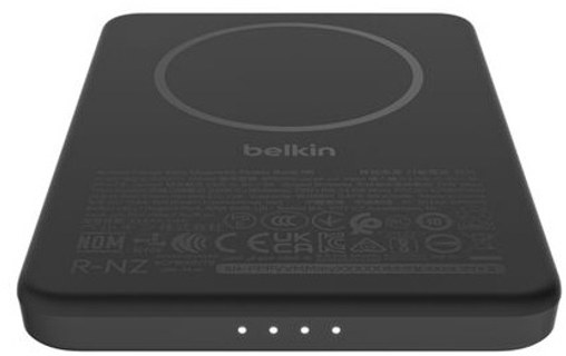 Batterie externe magnétique 5000 mAh - Belkin BoostCharge Slim - Noire