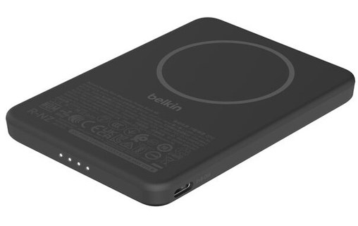 Batterie externe magnétique 5000 mAh - Belkin BoostCharge Slim - Noire