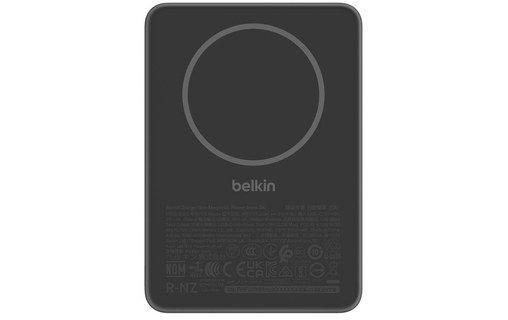 Batterie externe magnétique 5000 mAh - Belkin BoostCharge Slim - Noire