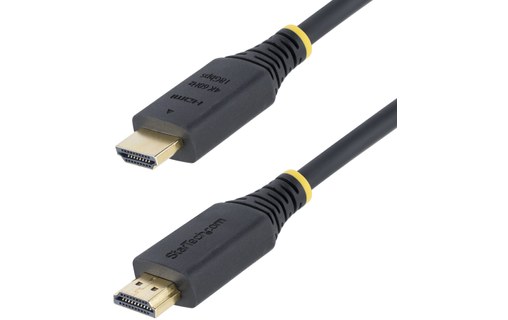 Câble HDMI 2.0 4K @ 60Hz - StarTech - 2,4 m - Noir - HDMI2-CABLE-4K60-8F