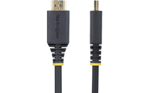 Câble HDMI 2.0 4K @ 60Hz - StarTech - 2,4 m - Noir - HDMI2-CABLE-4K60-8F