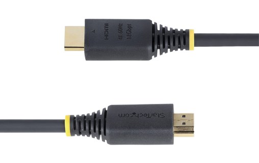 Câble HDMI 2.0 4K @ 60Hz - StarTech - 2,4 m - Noir - HDMI2-CABLE-4K60-8F