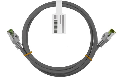 Câble ethernet RJ45 Cat 8.1 SSTP - Goobay - 3 m - Gris