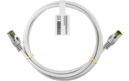 Câble ethernet RJ45 Cat 8.1 SSTP - Goobay - 5 m - Blanc
