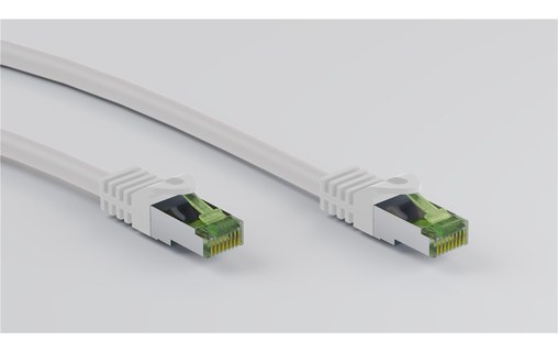 Câble ethernet RJ45 Cat 8.1 SSTP - Goobay - 5 m - Blanc
