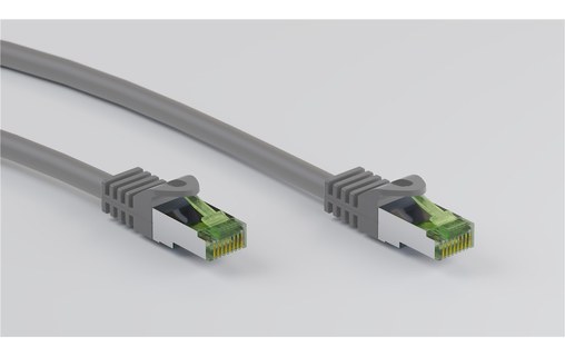 Câble ethernet RJ45 Cat 8.1 SSTP - Goobay - 3 m - Gris