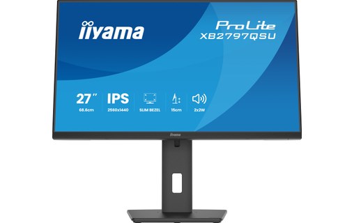 Écran 27" iiyama ProLite XB2797QSU-B1 - USB-C