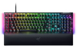 Clavier Gaming Razer BlackWidow V4 - Clicky - Noir avec repose-poignets