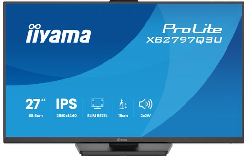 Écran 27" iiyama ProLite XB2797QSU-B1 - USB-C