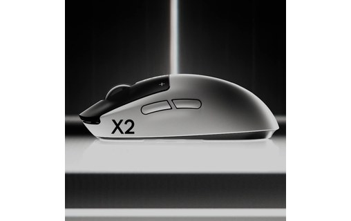 Souris Gaming sans fil Logitech PRO X2 SUPERSTRIKE - Blanche