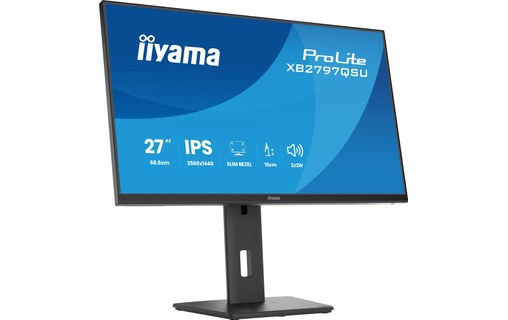 Écran 27" iiyama ProLite XB2797QSU-B1 - USB-C