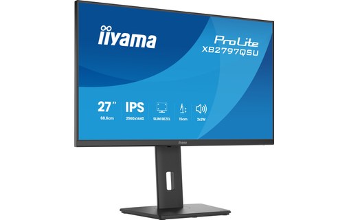 Écran 27" iiyama ProLite XB2797QSU-B1 - USB-C