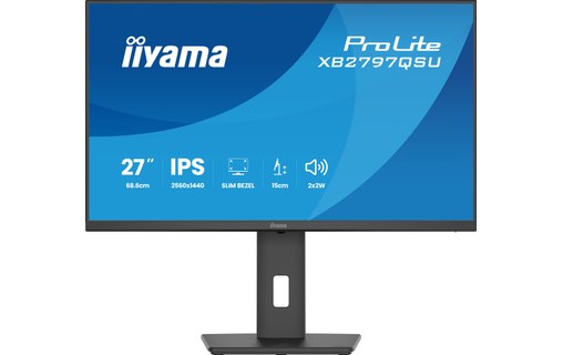 Écran 27" iiyama ProLite XB2797QSU-B1 - USB-C