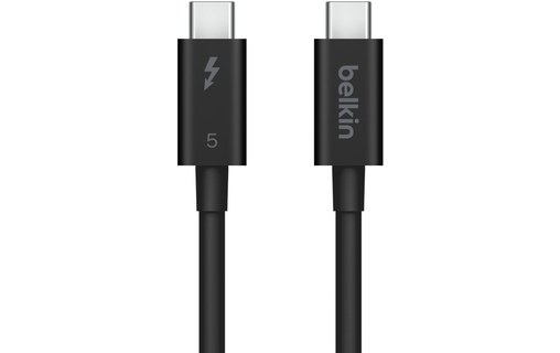 Câble Thunderbolt 5 Belkin Connect - 120 Gbit/s 240 W - 1 m - Noir