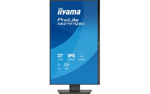 Écran 27" iiyama ProLite XB2797QSU-B1 - USB-C