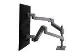 Support écran de bureau - 2 écrans - Gris - Ergotron LX Pro Series 45-690-293