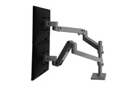 Support écran de bureau - 2 écrans - Gris - Ergotron LX Pro Series 45-690-293