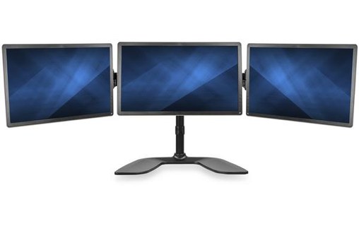 StarTech.com Support de bureau articulé pour trois écrans en acier robuste et al