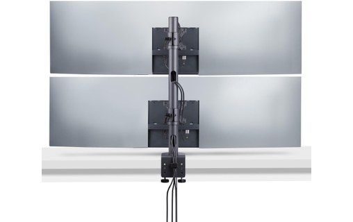 Support écran de bureau - 2 écrans - Noir - StarTech H2MPV-MONITOR-MOUNT