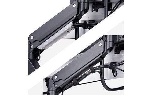 Support écran de bureau - 3 écrans - Argent - StarTech 3M1A3SG-MONITOR-ARM