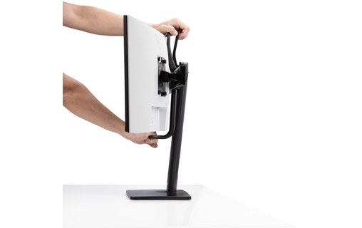 Support écran de bureau - 2 écrans - Noir - StarTech 2MC1S-MONITOR-STAND