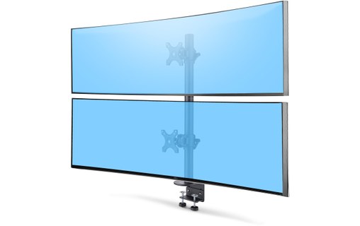 Support écran de bureau - 2 écrans - Noir - StarTech H2MPV-MONITOR-MOUNT
