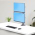 Support écran de bureau - 2 écrans - Noir - StarTech H2MPV-MONITOR-MOUNT