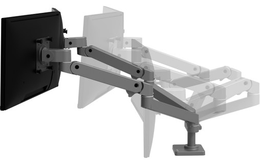 Support écran de bureau - 2 écrans - Gris - Ergotron LX Pro Series 45-686-293