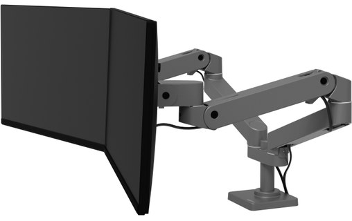 Support écran de bureau - 2 écrans - Gris - Ergotron LX Pro Series 45-686-293