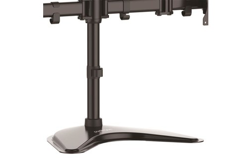 Socle autoportant et colonne centrale du support quatre écrans StarTech