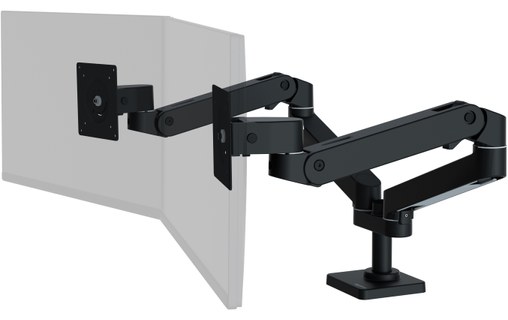 Support écran de bureau - 2 écrans - Noir - Ergotron LX Pro Series 45-686-292