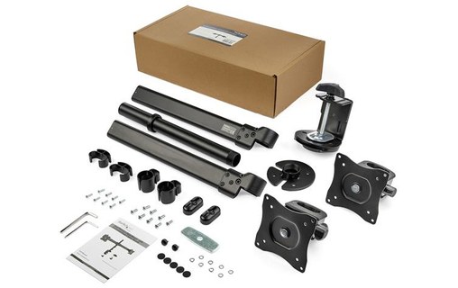 Support écran de bureau - 2 écrans - Noir - StarTech ARMBARDUOG
