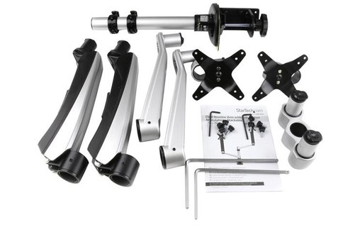Support écran de bureau - 2 écrans - Argent - StarTech ARMDUAL30