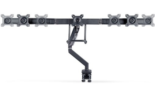 Support écran de bureau - 3 écrans - Argent - StarTech 3M1A3SG-MONITOR-ARM