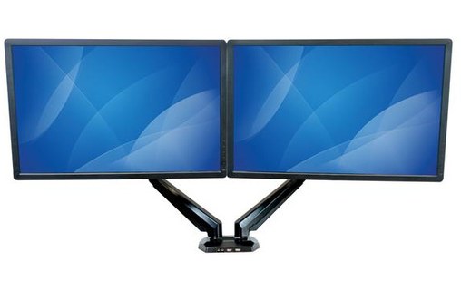 Support écran de bureau - 2 écrans - Noir - StarTech ARMSLIMDUO