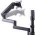 Support écran de bureau - 3 écrans - Noir - StarTech 3MP2AG-MONITOR-ARM