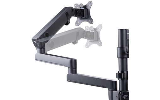 Support écran de bureau - 3 écrans - Noir - StarTech 3MP2AG-MONITOR-ARM