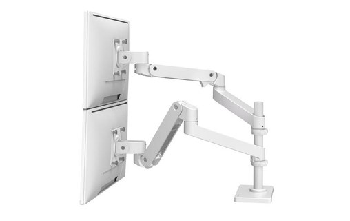 Support écran de bureau - 2 écrans - Blanc - Ergotron LX Pro Series 45-690-290